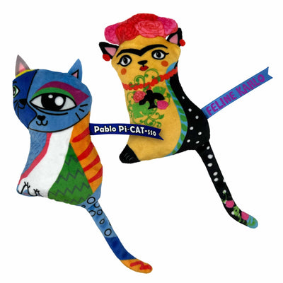 KONG(R) Artz Kahlo / Picasso Cat Toy 2pk - Your Pet Connection