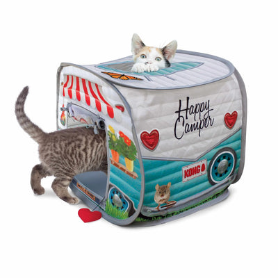 KONG Cat Camper Interactive Toy Hideout