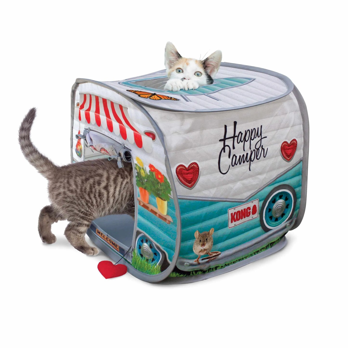 KONG Cat Camper Interactive Toy Hideout