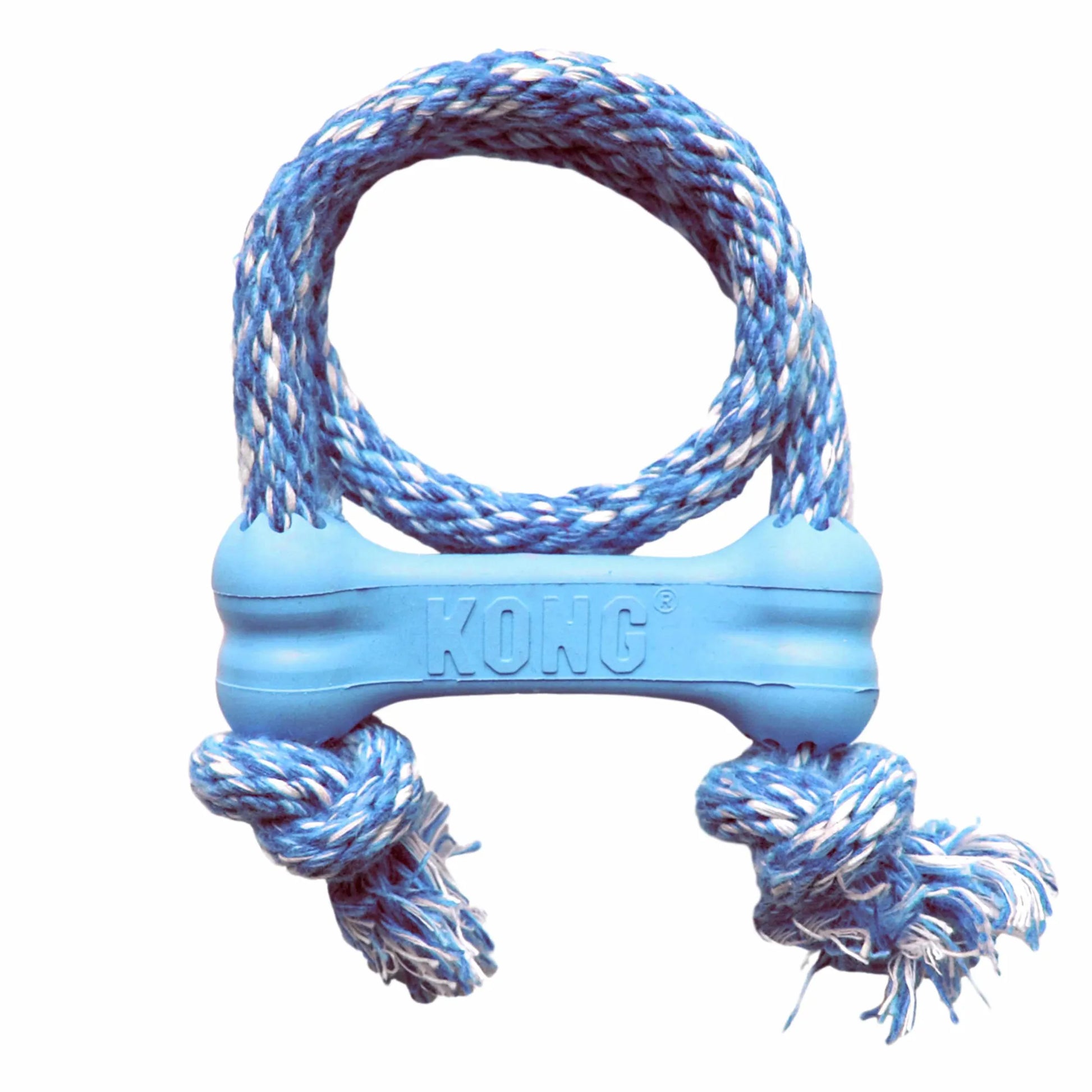 KONG(R) Puppy Goodie Bone w/Rope Chew Toy XS - Your Pet Connection