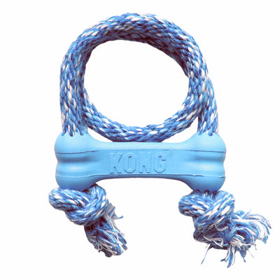 KONG(R) Puppy Goodie Bone w/Rope Chew Toy XS - Your Pet Connection