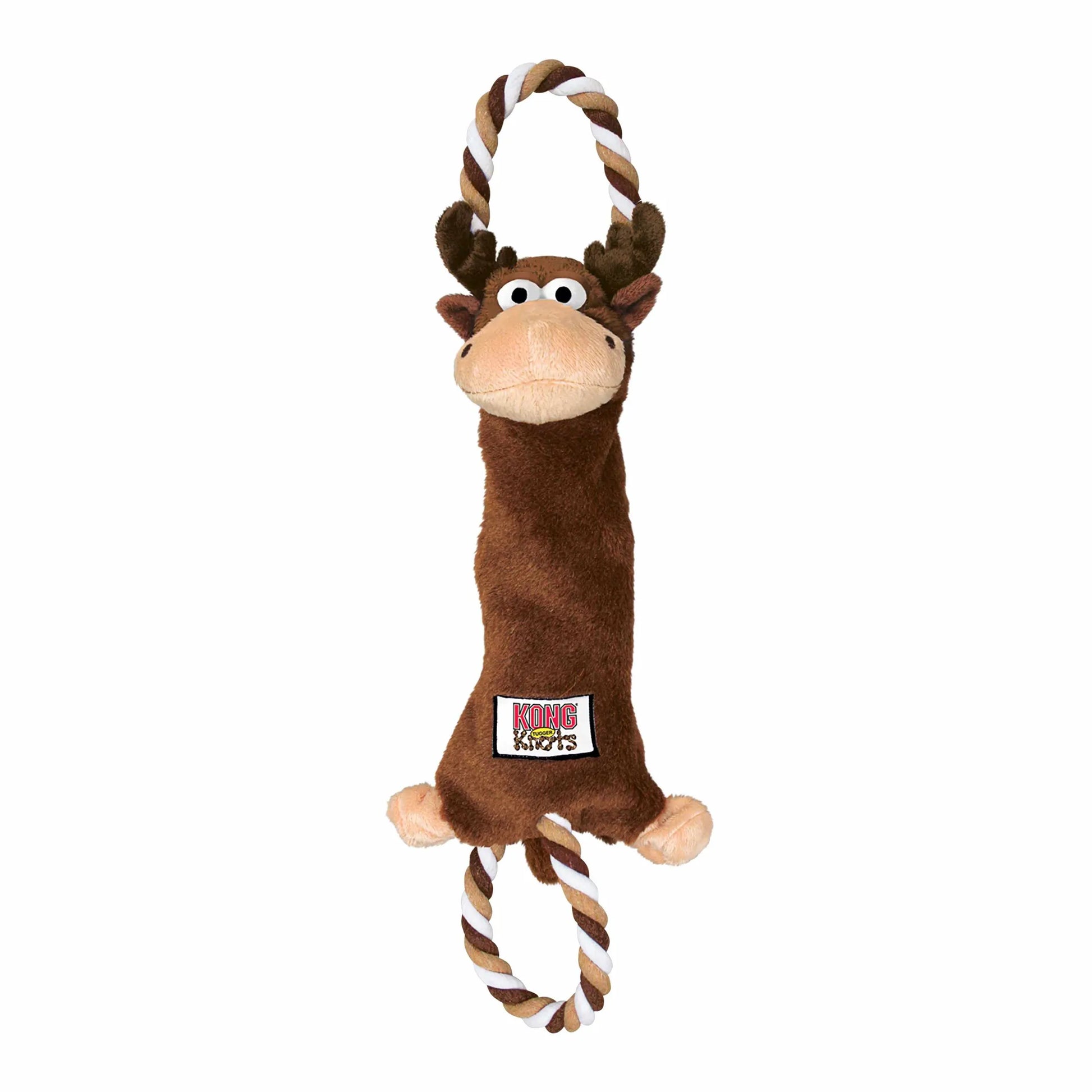 KONG(R) Tugger Knots Moose Dog Rope Toy Medium/Large - Your Pet Connection
