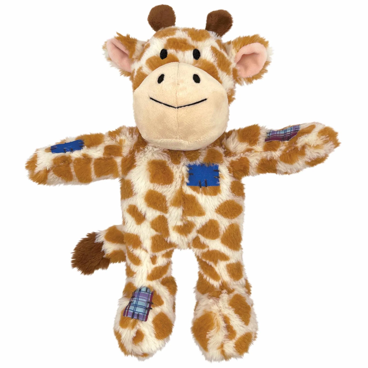 KONG Wild Knots Giraffe Plush Toy with Squeaker