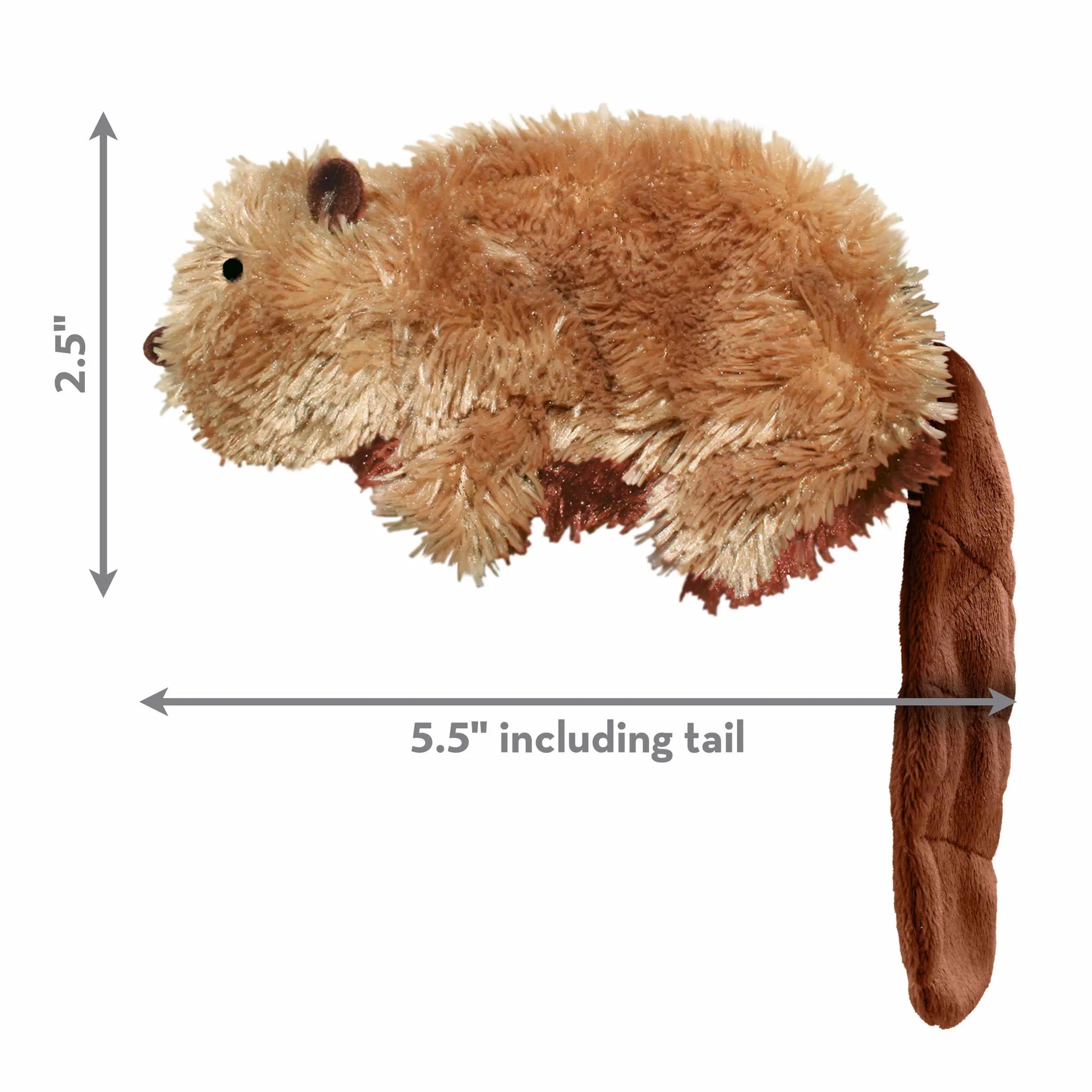 KONG(R) Dr. Noyz Beaver Plush Dog Toy Small - Your Pet Connection