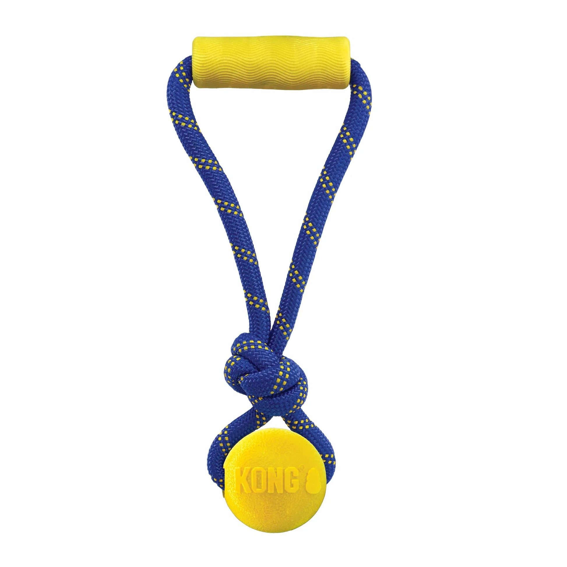 KONG(R) Jaxx Brights Tug w/Ball Dog Toy Assorted Medium - Your Pet Connection