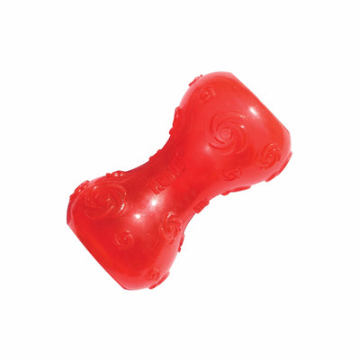 KONG(R) Squeezz Dumbbell Dog Chew Toy Assorted Small - Your Pet Connection