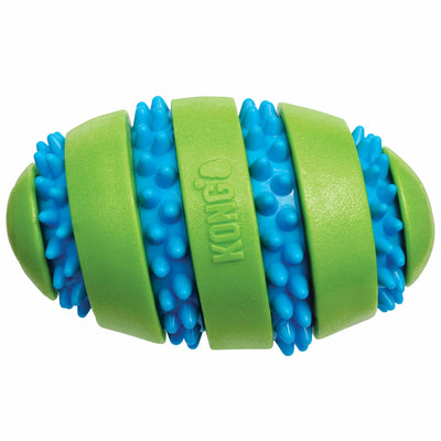 KONG(R) Squeezz Goomz Football Dog Chew Toy Large - Your Pet Connection