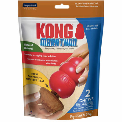 KONG(R) Marathon(R) Peanut Butter Large 2pk - Your Pet Connection