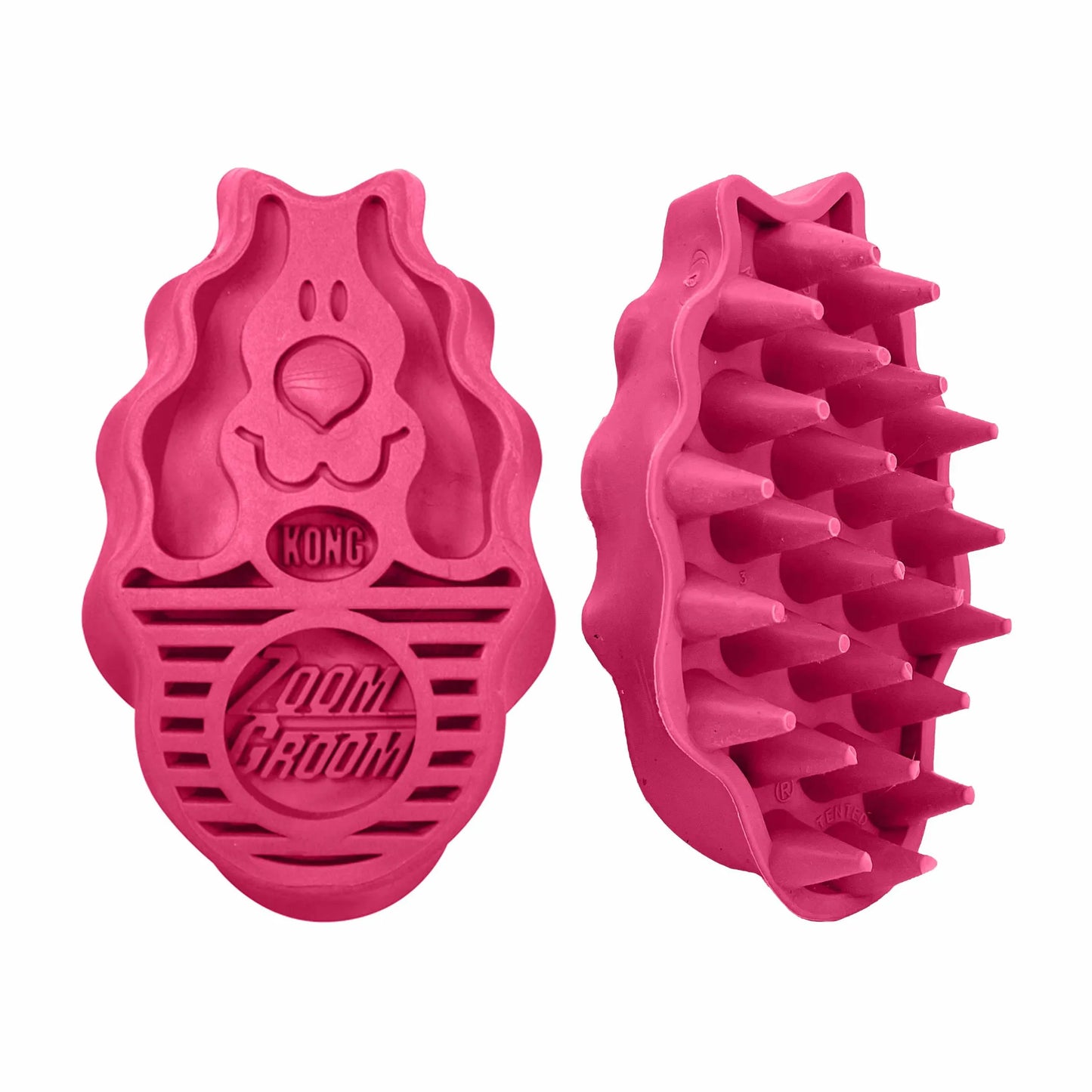 KONG(R) ZoomGroom(R) Raspberry Brush Large - Your Pet Connection