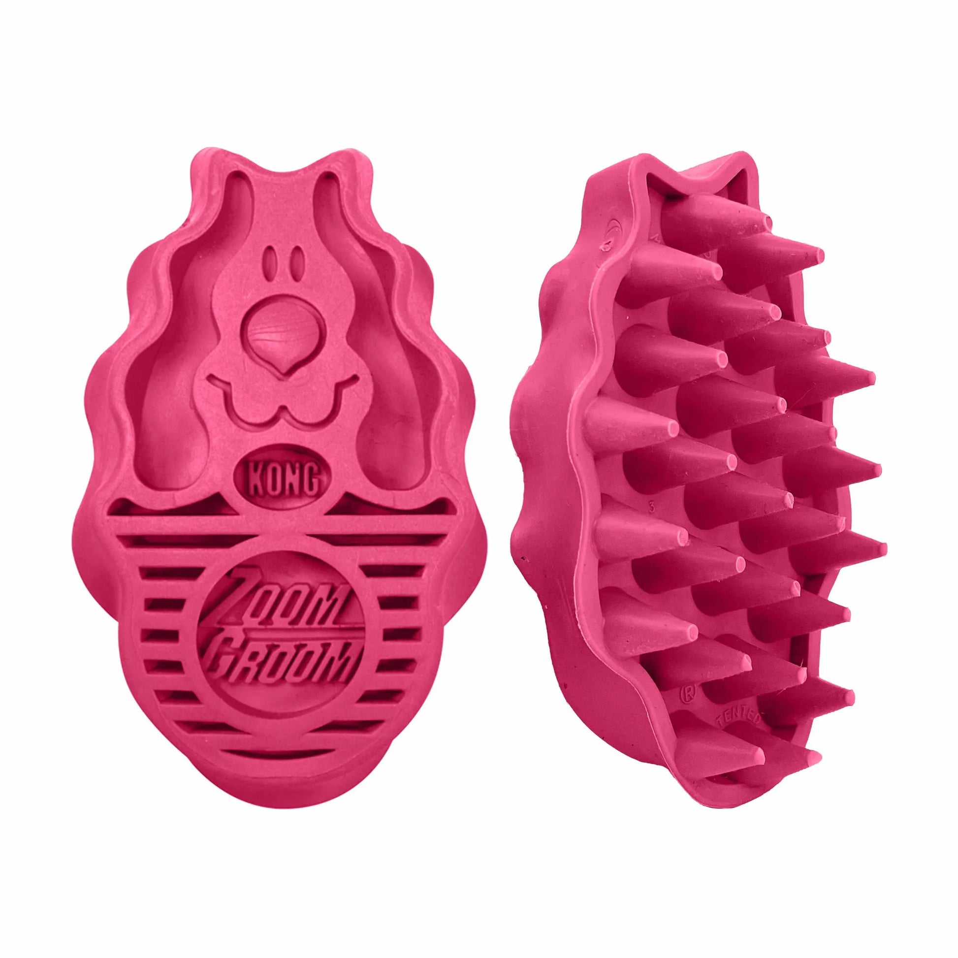 KONG(R) ZoomGroom(R) Raspberry Brush Large - Your Pet Connection