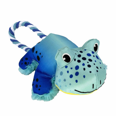 KONG Cozie Tuggz Frog Interactive Plush Toy