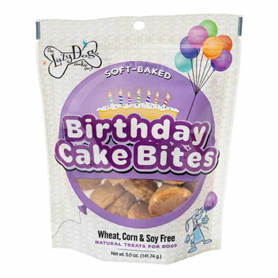 Lazy Dog Birthday Cake Bites Dog Treat 5oz - Your Pet Connection