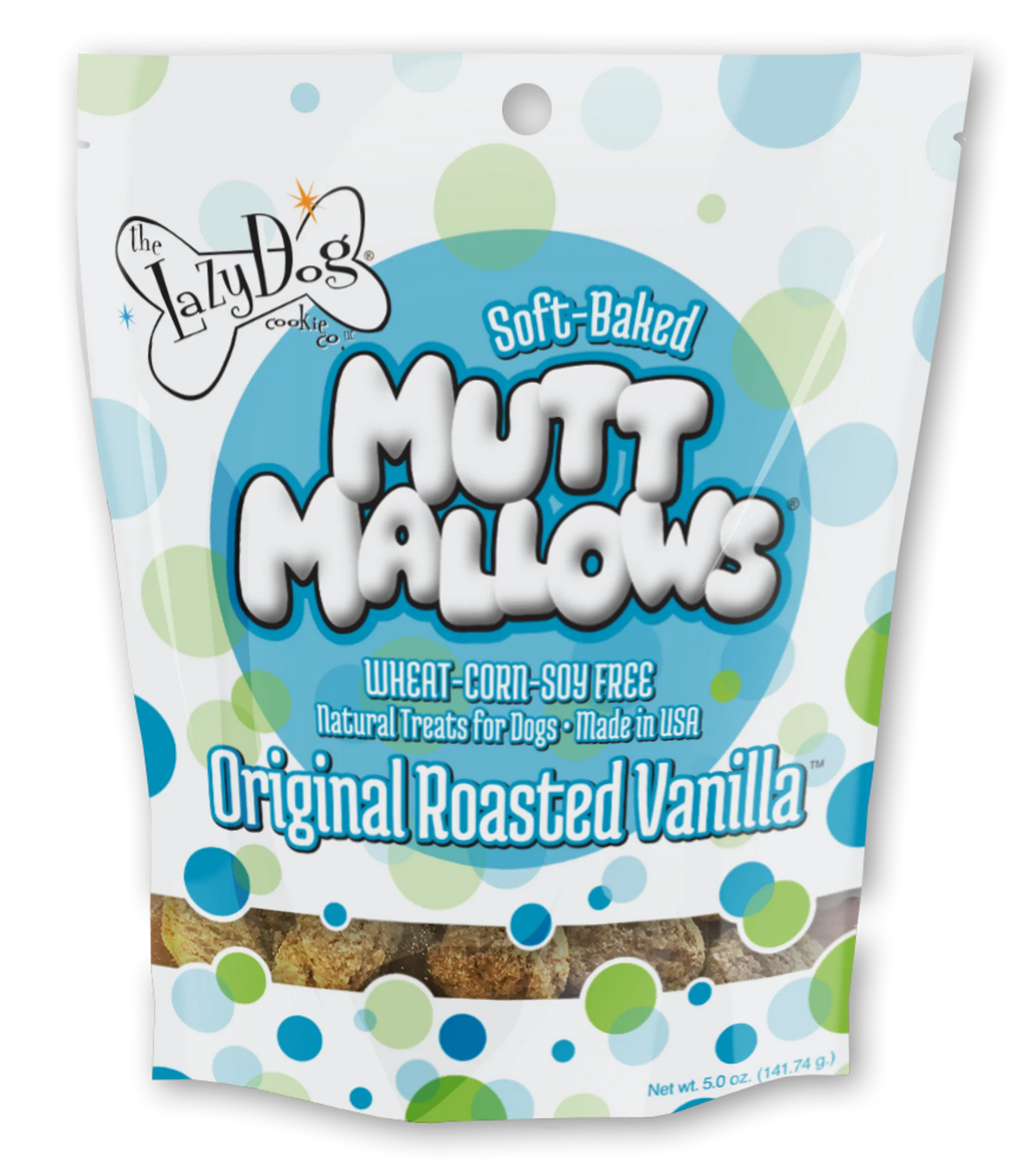 Lazy Dog Mutt Mallows Roasted Vanilla Dog Treat 5oz - Your Pet Connection