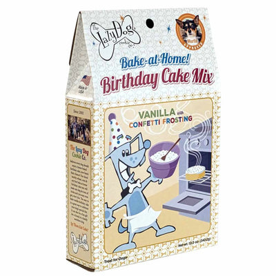 Lazy Dog Vanilla Birthday Cake & Frosting Mix w/Sprinkles Dog Treat 12oz - Your Pet Connection