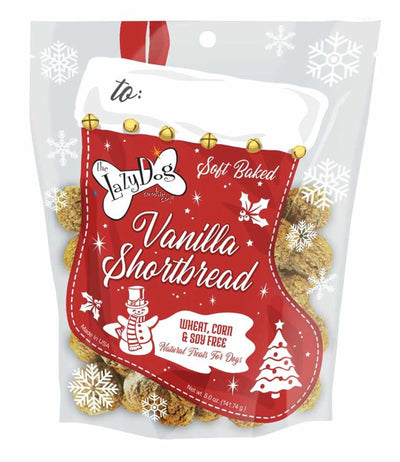 Lazy Dog Vanilla Shortbread Stocking - Your Pet Connection