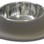 Messy Mutts Single Silicone Feeder Grey XL