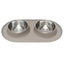 Messy Mutts Double Silicone Feeder with Stainless Bowls - Your Pet Connection