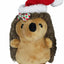 Multipet Hedgehog W/Hair Bow & Red Santa Hat - 8" - Your Pet Connection