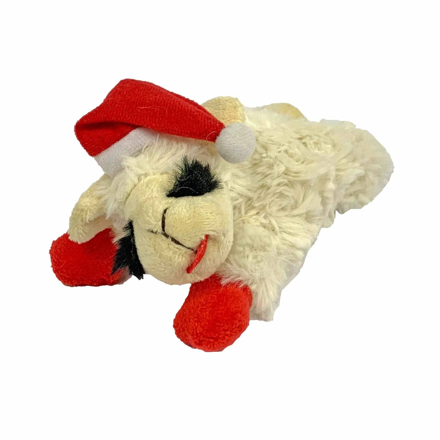 Multipet Holiday Lamb Chop w/ Santa Hat