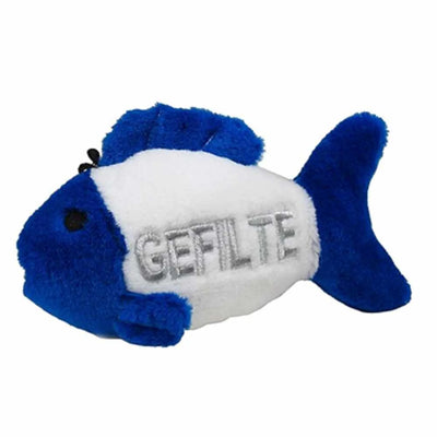 Multipet Gefilte Fish Talking Hanukkah Plush Dog Toy 4.5" - Your Pet Connection