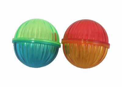 Multipet Lattice Ball Cat Toy Assorted Colors 1.5" 4pk - Your Pet Connection