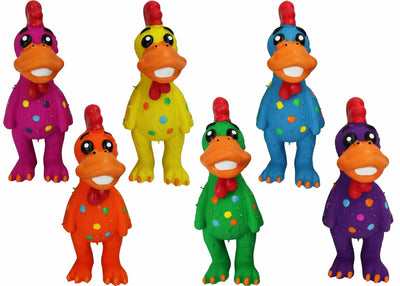 Multipet Globkens Dog Chew Toy Assorted Colors Medium 5.5" - Your Pet Connection