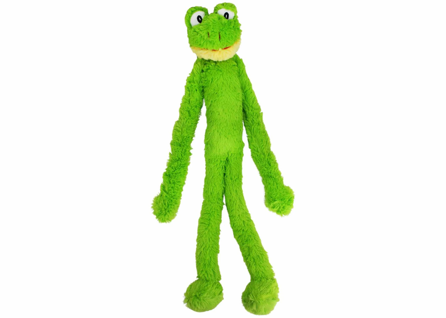 Multipet Swingin' Slevins(R) Frog Plush Pet Dog Toy 27" - Your Pet Connection