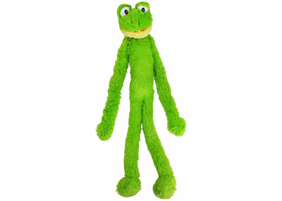 Multipet Swingin' Slevins(R) Frog Plush Pet Dog Toy 27" - Your Pet Connection