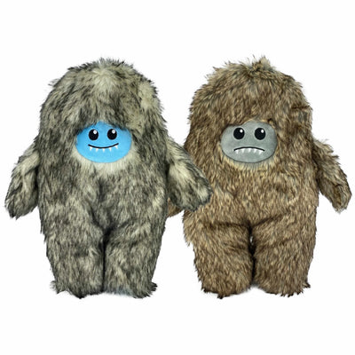 Multipet Yeti Betty Assorted Colors (Grey and Brown) Large 10" - Your Pet Connection