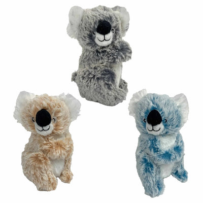 Multipet Minipet Koala Plush Pet Toy Assorted Colors 5" - Your Pet Connection