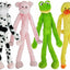Multipet Minipet Swingin' Slevin Plush Dog Toy Assorted Animals 12"