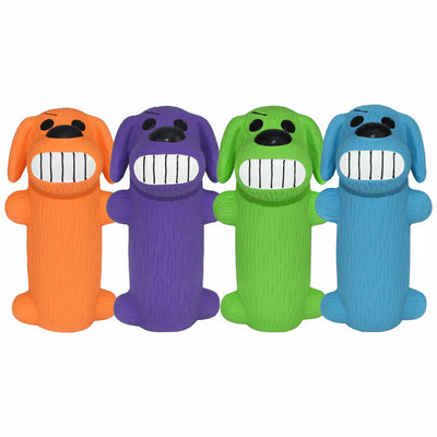 Multipet Minipet LOOfA(R) Latex Dog Chew Toy Assorted Colors 5" - Your Pet Connection
