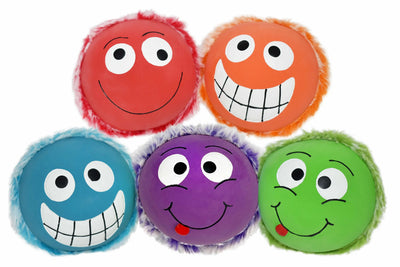 Multipet Minipet Plushy Peas Dog Fetch Toy Assorted Colors 2.5" - Your Pet Connection