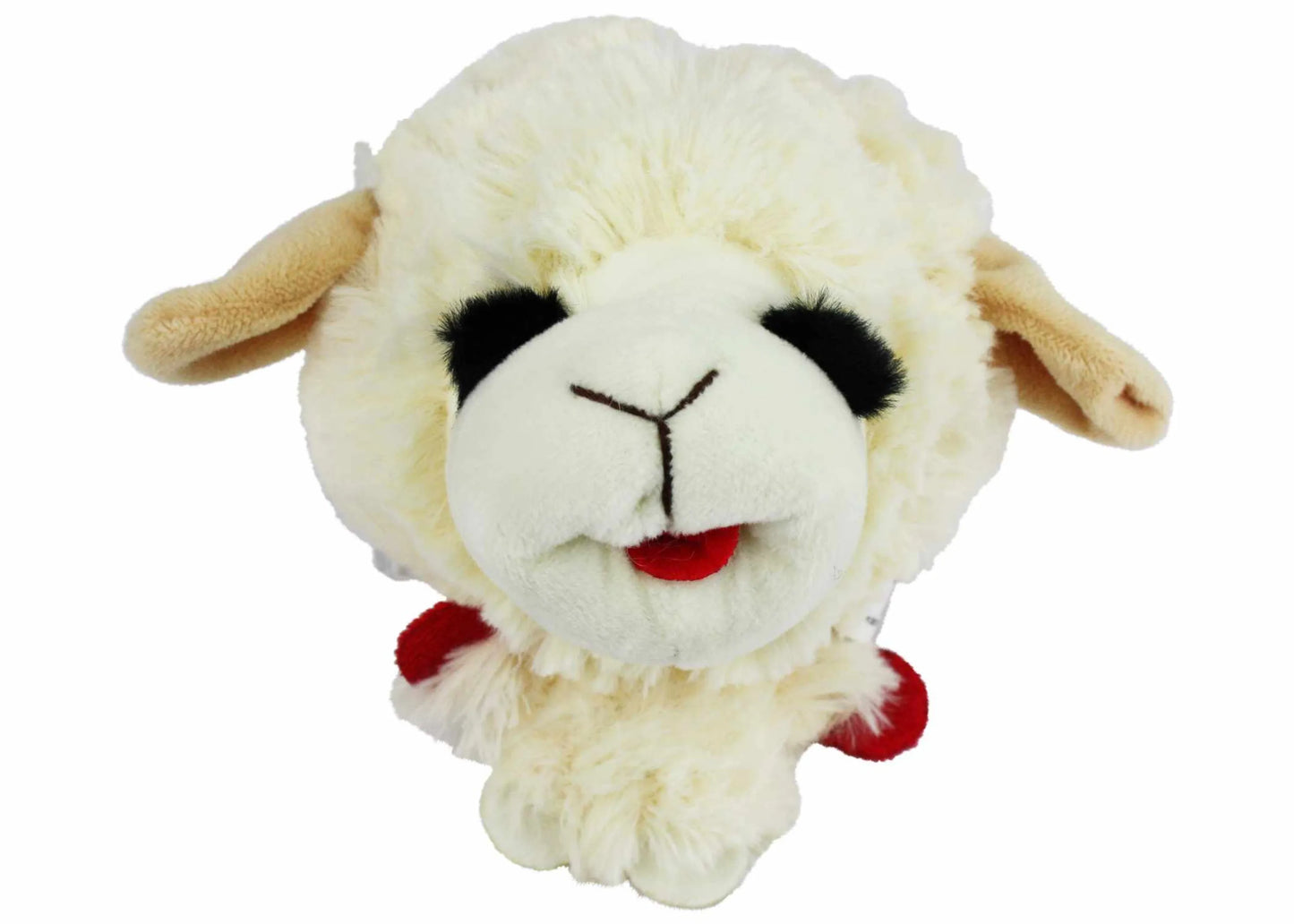 Multipet Lamb Chop Knobby Noggins Plush Dog Toy 5" - Your Pet Connection