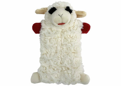 Multipet Lamb Chop Squeaker Mat Plush Toy 18 inches