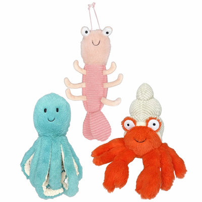 Multipet Margaritaville(R) Coral Reefers Plush Dog Toy Assorted 11.5" - Your Pet Connection