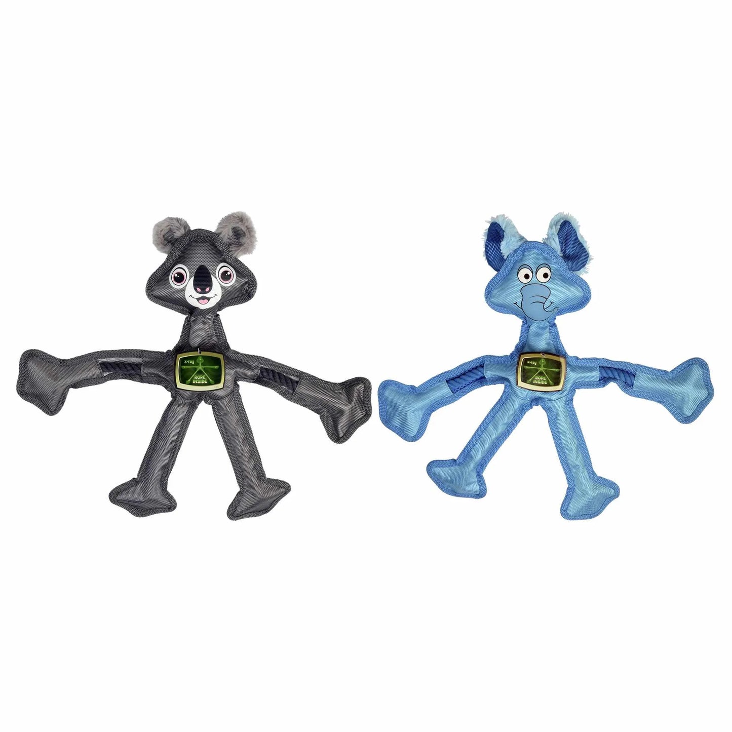 Multipet Skeleropes Dog Chew Toy Assorted Animals 15" - Your Pet Connection