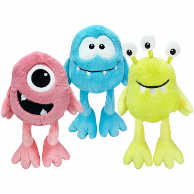 Multipet Monsters Plush Dog Toy Assorted Colors - Your Pet Connection