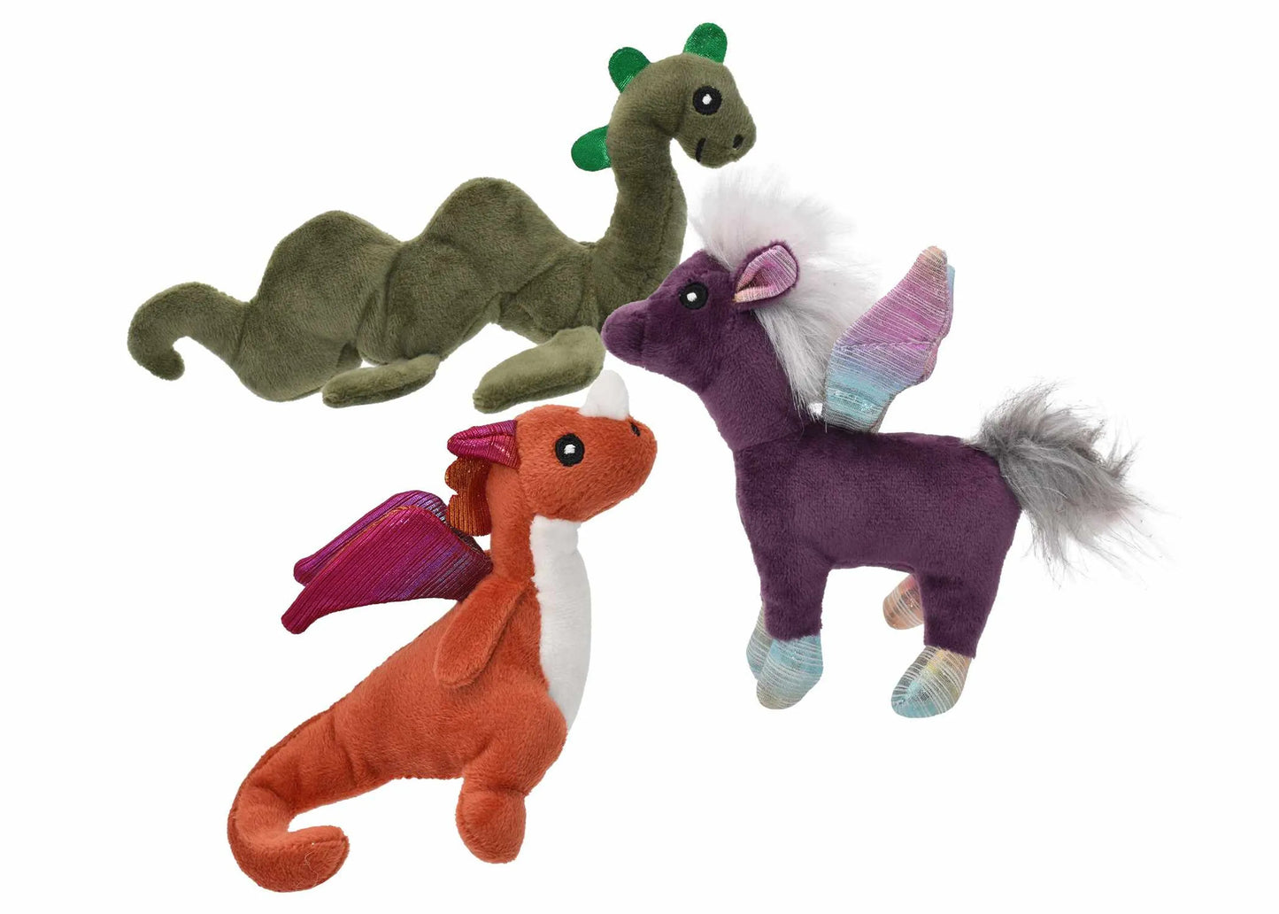 Multipet Mythical Creatures Plush Dog Toy Assorted Animals - Your Pet Connection
