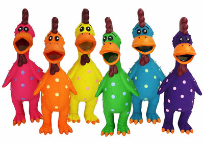 Multipet Globkens Latex Dog Chew Toy Assorted Colors Large 11.5" - Your Pet Connection