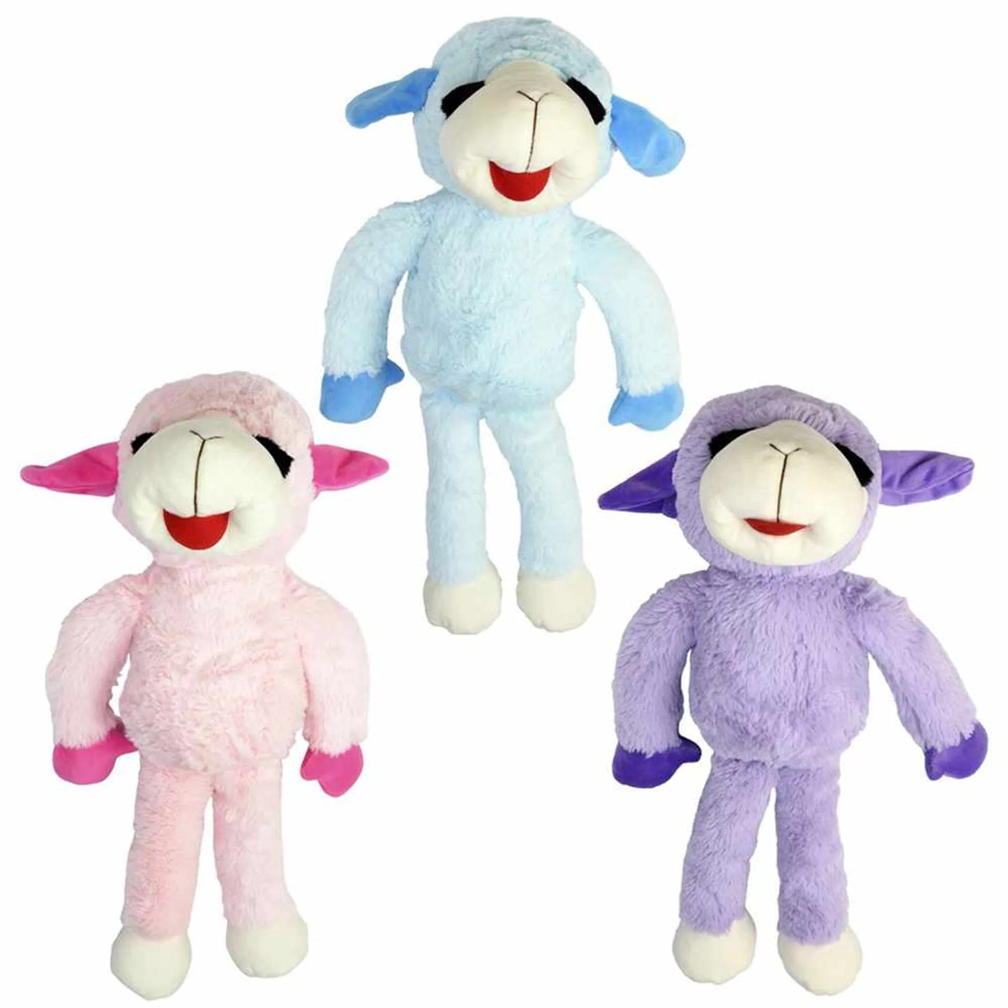 Pet Envy Floppy Lamb Chop Plush Dog Toy Assorted Colors - Your Pet Connection