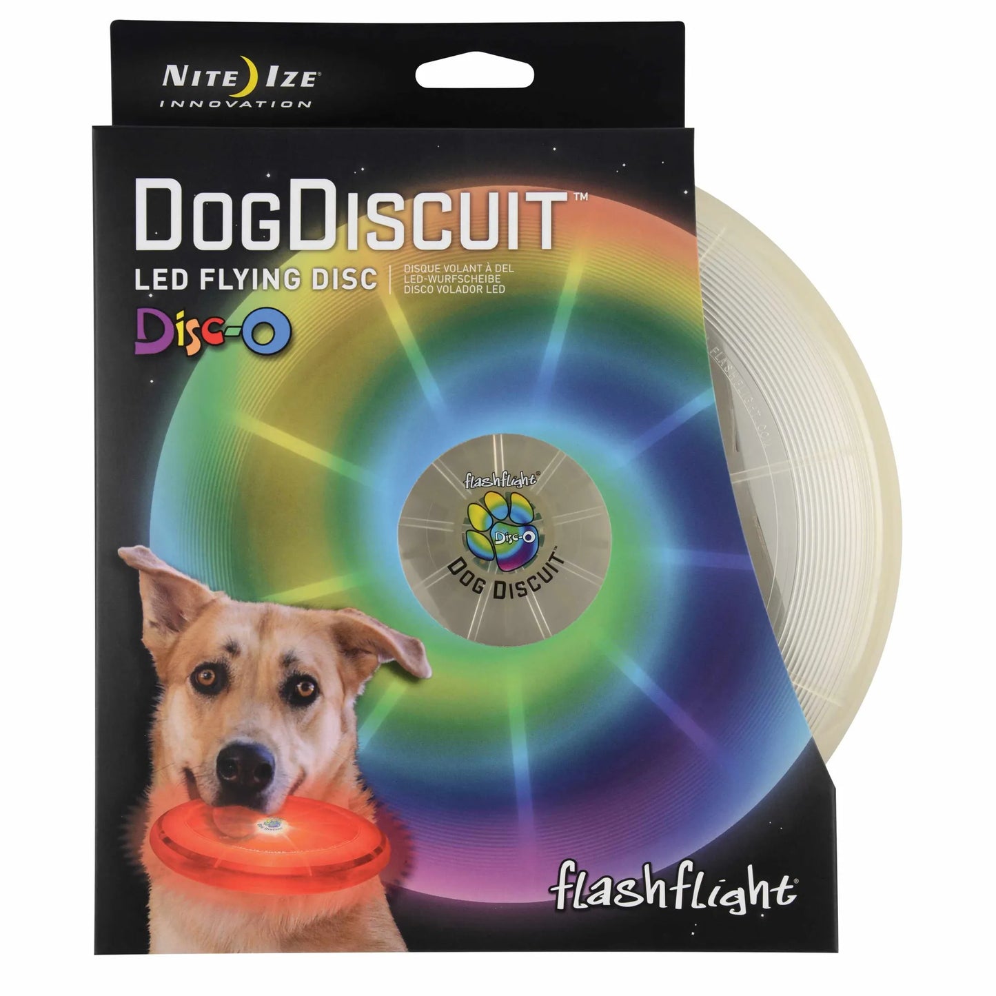 Nite Ize Flashflight Dog Discuit LED Flying Disc - Disc-O - Your Pet Connection