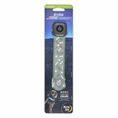 Nite Ize NiteDog(R) Rechargeable LED Collar Cover - Disc-O Select(TM) - Your Pet Connection