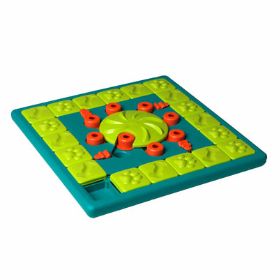 Nina Ottosson MultiPuzzle Interactive Treat Dog Puzzle Toy Blue Level 4 - Your Pet Connection