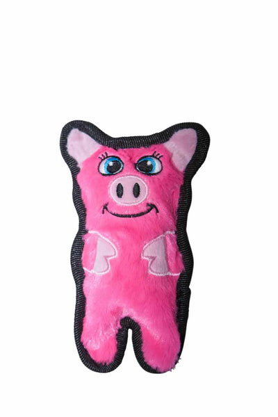 Outward Hound Invincibles Pig Durable Plush Dog Toy Pink XS - Your Pet Connection