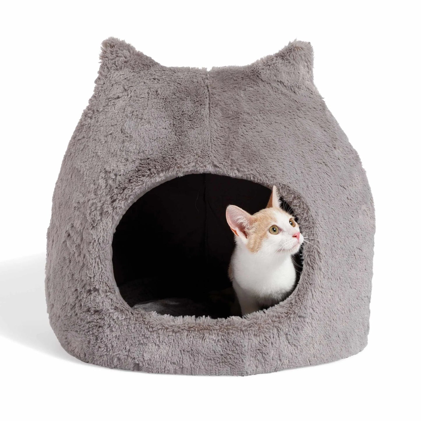 Best Friends by Sheri Meow Hut Fur Grey SM - Your Pet Connection