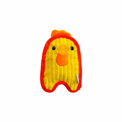 Outward Hound Invincibles Chicky Durable Plush Dog Toy Yellow XS - Your Pet Connection