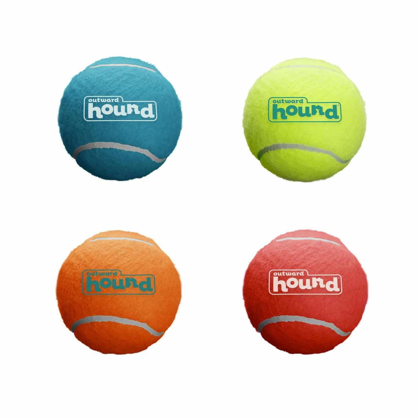 Outward Hound Squeaker Ballz Multicolor Small 4pk - Your Pet Connection