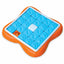 Nina Ottosson Challenge Slider Interactive Treat Dog Puzzle Toy Blue/Orange Level 3 - Your Pet Connection