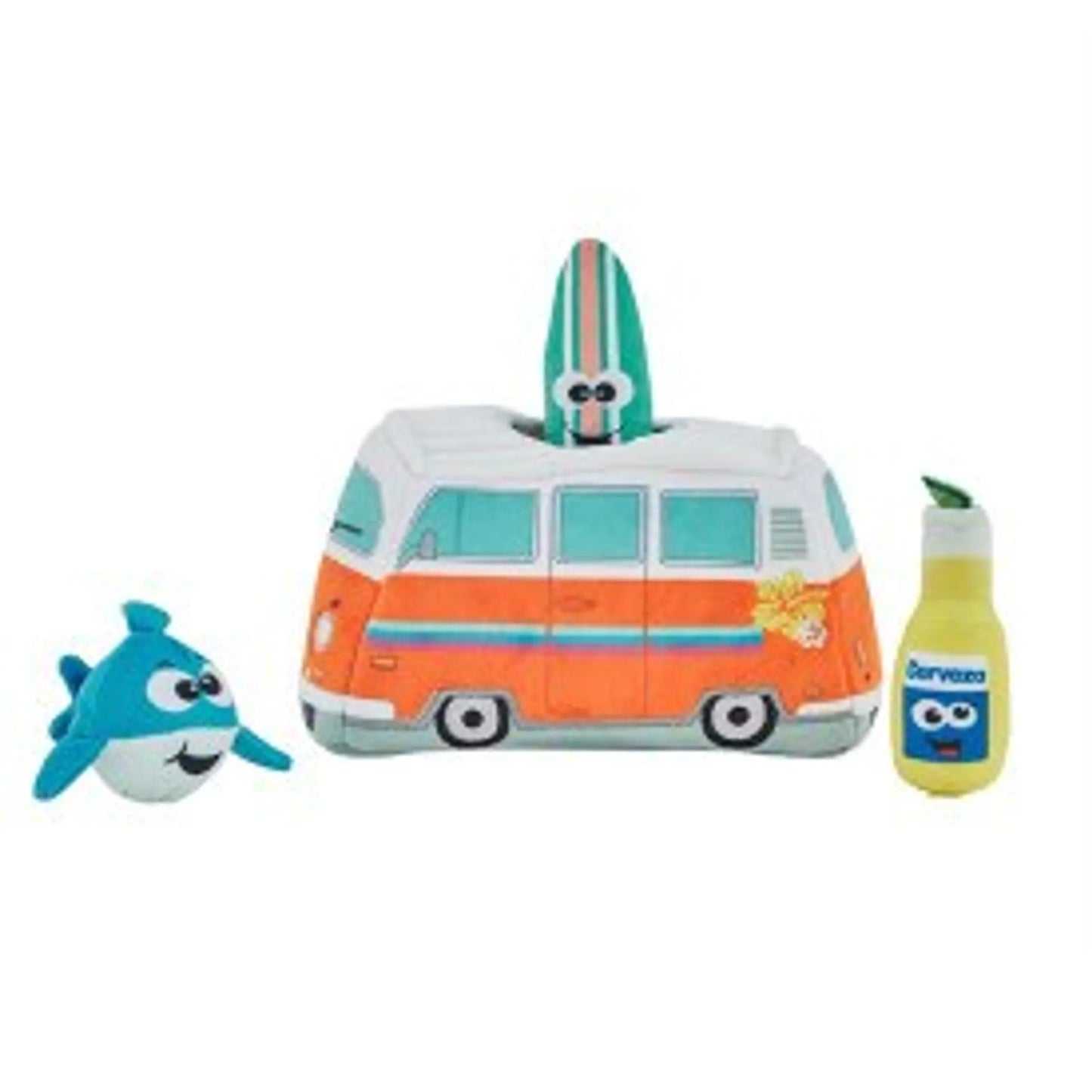Outward Hound Hide A Surf Van Plush Dog Puzzle Toy Multicolor - Your Pet Connection
